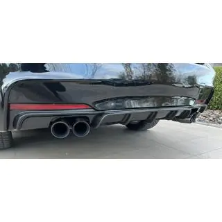 Задний диффузор DPT V-3 (для M Performance, Черный Глянец) фото 1
