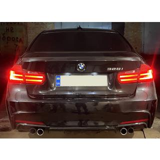 Задний диффузор DPT V-3 (для M Performance, Черный Глянец) BMW 3 серия F30/F31 2012-2019 гг. фото 3