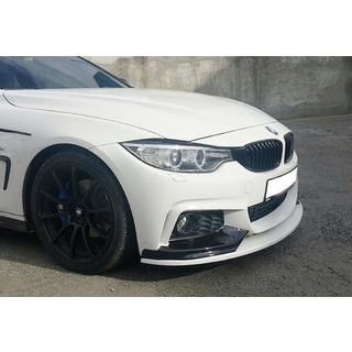 Накладка на передний бампер DPT Flap V-3 (для M-Sport, черный глянец) BMW 4 серия F32/F33/F36 2012-2020 гг. фото 3