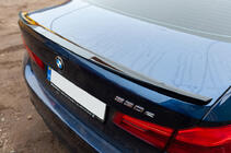 BMW 5 серия G30/G31 2017–2023 гг. Спойлер M4-Style (Черный Глянец) фото 11