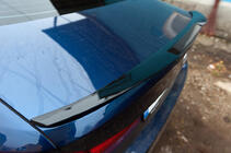 BMW 5 серия G30/G31 2017–2023 гг. Спойлер M4-Style (Черный Глянец) фото 13