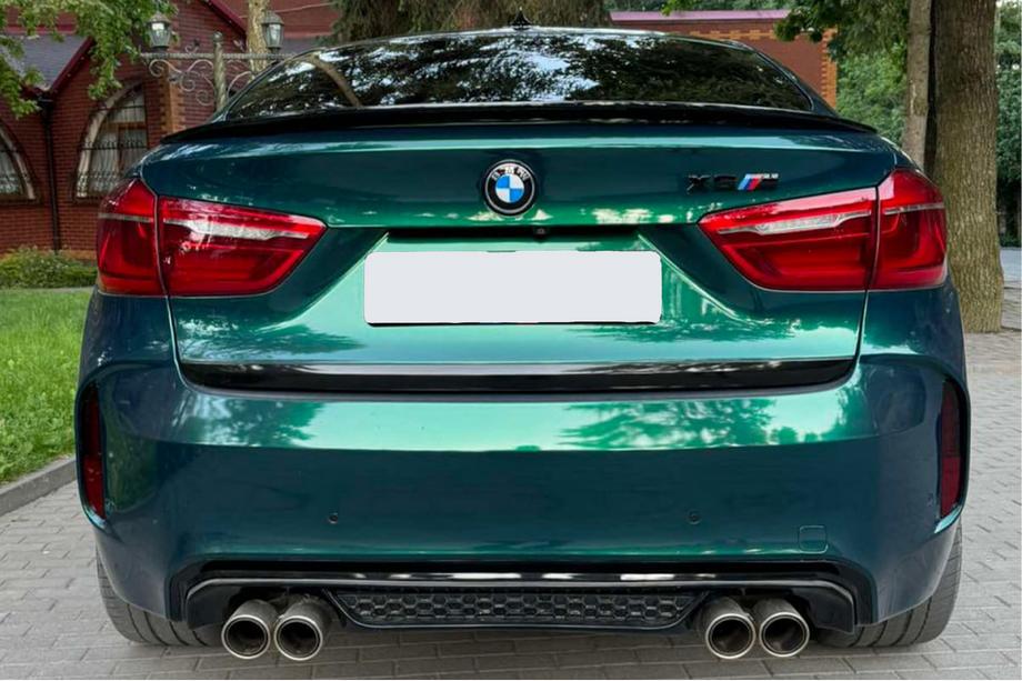 BMW X6 F16 2014-2019 гг. Спойлер DPT (Черный Глянец) Image