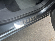 Renault Megane II 2004-2009 гг. Накладки на Пороги (Carmos, 4 шт, Нержавеющая Сталь) фото 5