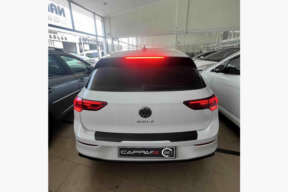 Volkswagen Golf 8 2019- гг. Накладка на Задний Бампер EuroCap (ABS) Image