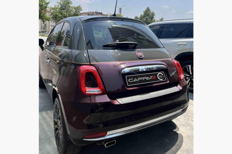 Fiat 500/500L 2013-2022 гг. Накладка на Задний Бампер EuroCap (ABS) Image