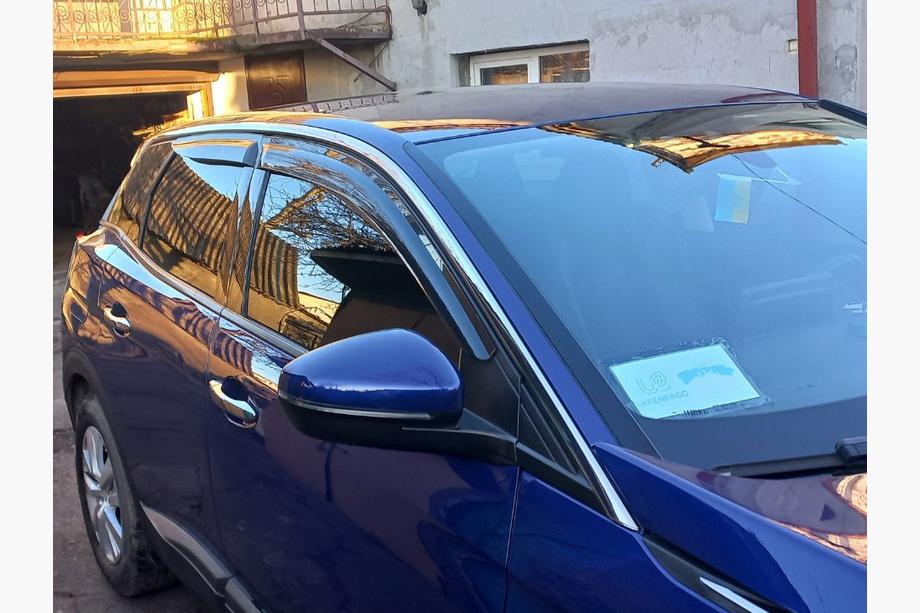 Peugeot 3008 2016-2023 гг. Ветровики (4 шт., DPT) Image