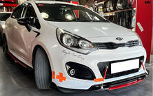 Kia Rio 2012-2017 гг. Накладки на Зеркала BMW-Style (с Поворотником, 2 шт) фото 11
