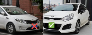 Kia Rio 2012-2017 гг. Накладки на Зеркала BMW-Style (с Поворотником, 2 шт) фото 2