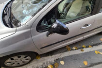 Peugeot 207 2006–2014 гг. Накладки на Зеркала BMW-Style (2 шт) фото 1