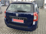 Renault Logan MCV 2013-2022 гг. Накладка на задний бампер (ABS, Esa) фото 3