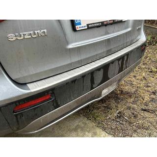 Накладка на задний бампер Carmos нержавейка Suzuki Vitara 2015- гг. фото 1