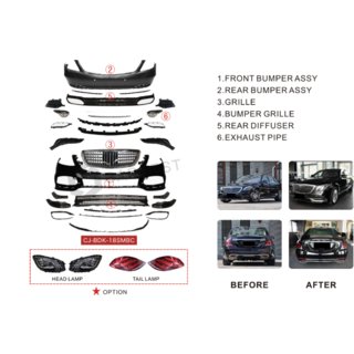 Комплект рестайлинга в Maybach (с оптикой) Mercedes S-сlass W222 2013-2022 гг. фото 3