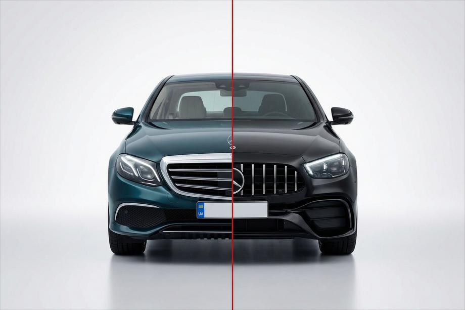 Mercedes E-class W213 2016-2023 гг. Комплект обвеса рестайлинг в стиле AMG E63 2024 Image