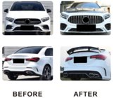 Mercedes A-class W177 2018- гг. Комплект обвеса AMG A45 (Type-B) фото 1