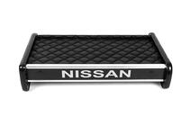 Nissan Primastar 2002-2014 гг. Полка на панель (2001-2010, Черная с черной строчкой) фото 1
