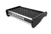 Nissan Primastar 2002-2014 гг. Полка на панель (2001-2010, Черная с черной строчкой) фото 2