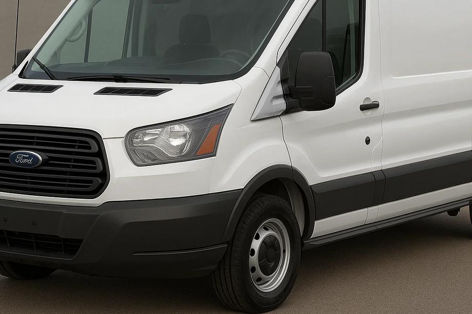 Ford Transit 2014- гг. Накладки на зеркала Carmos (2 шт., Нержавейка) Image