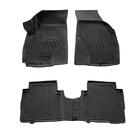 Hyundai Santa Fe 1 2000-2006 гг. Резиновые коврики Stingray 3D (4 шт) фото 1