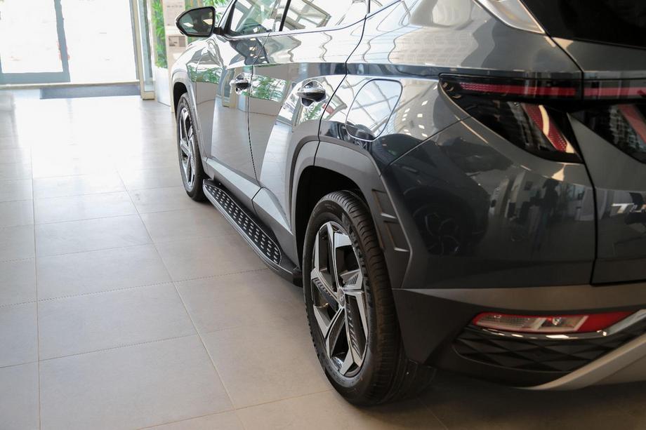 Hyundai Tucson NX4 2021- гг. Боковые Подножки Shining Black (2 шт., Алюминий) Фото 2
