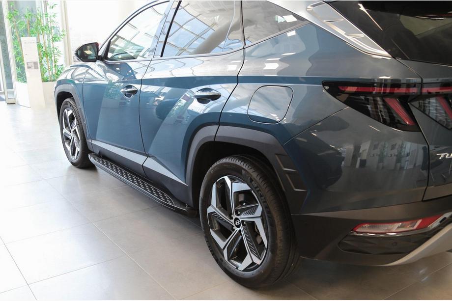 Hyundai Tucson NX4 2021- гг. Боковые Подножки Shining Black (2 шт., Алюминий) Фото 8