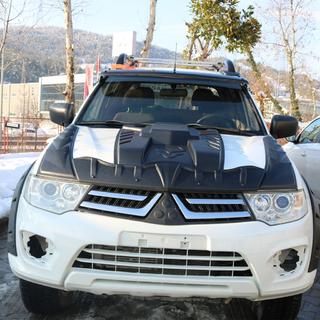 Воздухозаборник на капот V4 (ABS) Mitsubishi L200 2006-2015 гг. фото 3