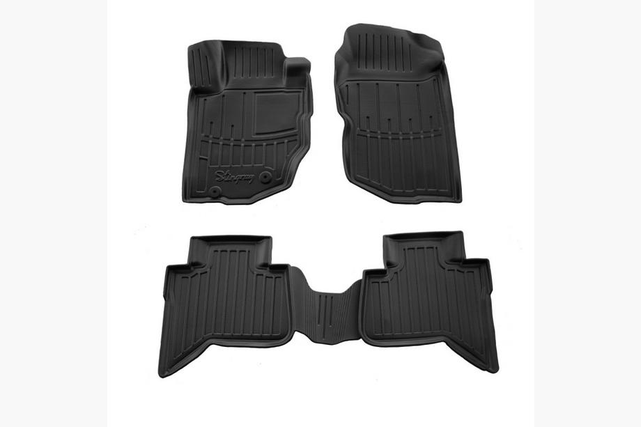 Mitsubishi L200 2024- гг. Резиновые коврики Stingray 3D (4 шт) Image