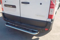 Renault Master 2011-2023 гг. Задняя подножка (нержавейка) фото 3