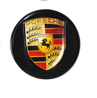 Porsche Уценка Заглушки в диски 76/71мм черные (1 шт) фото 2