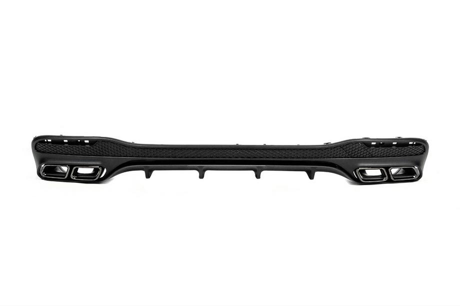 Mercedes GL/GLS class X166 2012-2019 гг. Задний диффузор GLS63 AMG (с насадками Black) Image