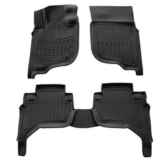 Резиновые Коврики Stingray 3D (EU, KAOT, 5 шт) Mitsubishi L200 2006-2015 гг.