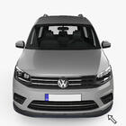 Volkswagen Caddy 2015-2020 гг. Передний сплиттер ESA (черный) фото 1