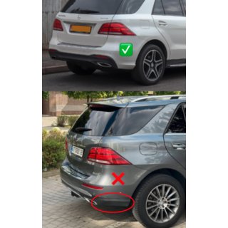 Задний диффузор для GLE (дизайн GLE63) фото 3