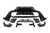 Mercedes GLC coupe C253 2016-2023 гг. Задний диффузор с насадками Black (Дизайн AMG63) фото 7