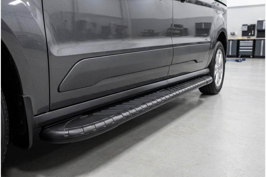 Ford Connect 2021- гг. Боковые пороги Bosphorus Black (2 шт., алюминий) Image