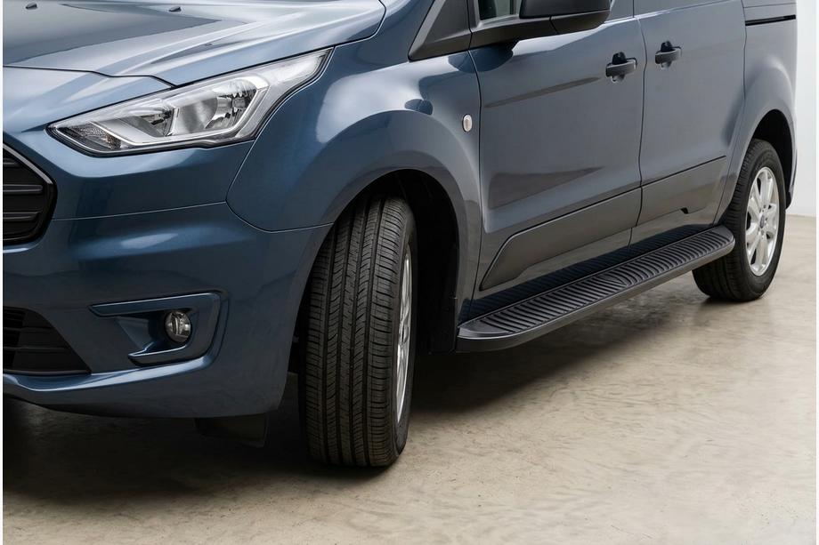 Ford Connect 2021- гг. Боковые Подножки Tayga Black (2 шт., Алюминий) Image