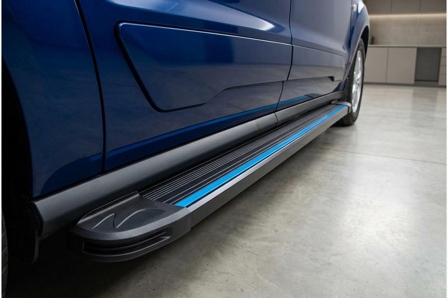 Ford Connect 2021- гг. Боковые Подножки Maya Blue (2 шт., Алюминий) Image