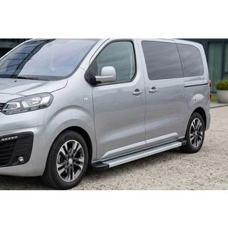 Боковые Подножки Maya V2 (2 шт., Алюминий) Opel Zafira Life 2019- гг. фото 1