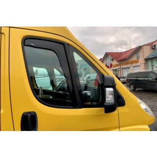 Ветровики вставные (2 шт, HIC) Opel Movano 2021- гг. фото 2