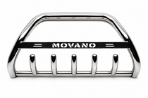 Opel Movano 2021- гг. Кенгурятник WT004 Нержавейка фото 1