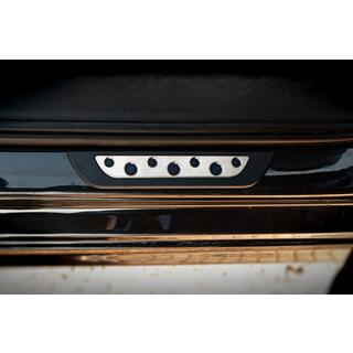 Накладки на пороги (Dotline, 4 шт., нержавейка) Volkswagen Passat B6 2006-2012 гг. фото 3
