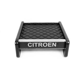 Полка на панель 2000-2005 (Черная с черной строчкой) Citroen Jumper 1995-2006 гг. фото 1