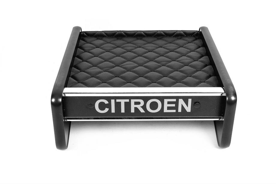 Citroen Jumper 1995-2006 гг. Полка на панель 2000-2005 (Черная с черной строчкой) Image