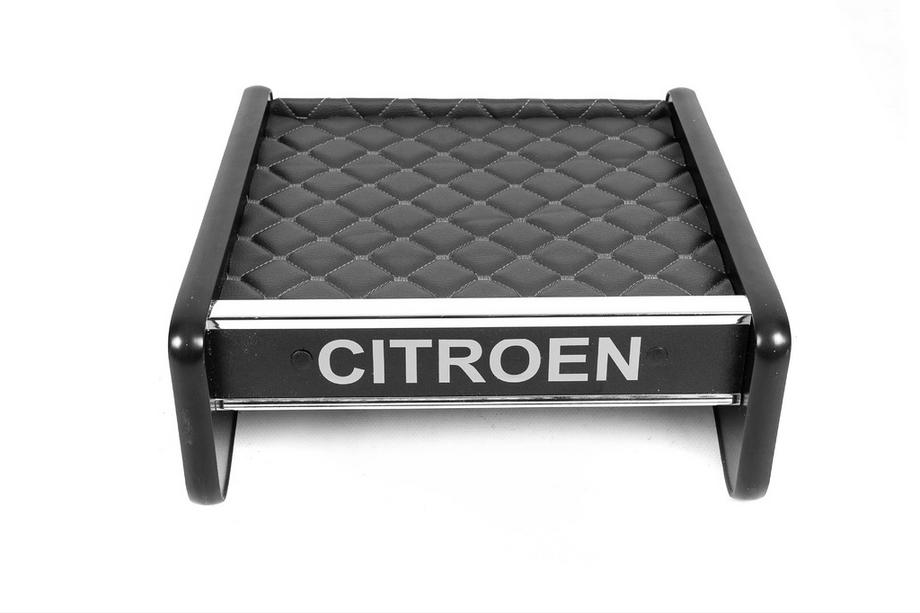 Citroen Jumper 1995-2006 гг. Полка на торпедо 2000-2005 (Серая с серой строчкой) Image