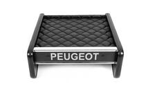 Peugeot Boxer 1994-2006 гг. Полка на панель 2000-2006 (Черная с черной строчкой) фото 1