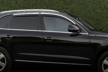 Audi Q5 2008-2017 гг. Ветровики с хромированным молдингом Niken Luxury (4 шт) фото 1