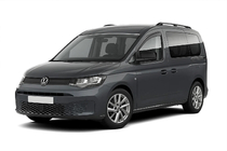 Volkswagen Caddy 2020- гг. Ветровики с хромированным молдингом Niken Luxury (2 шт) фото 1