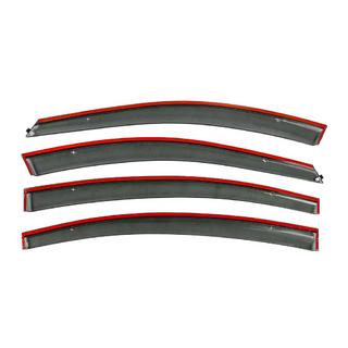 Ветровики с хромированным молдингом Niken Luxury (SD, 4 шт) Chevrolet Cruze 2009–2015 гг. фото 3