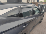 Hyundai Tucson NX4 2021- гг. Ветровики с хромированным молдингом Niken Luxury (4 шт) фото 6