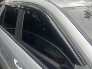 Mercedes ML W164 2005-2011 гг. Ветровики с хромированным молдингом Niken Luxury (4 шт) фото 5