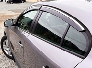 Renault Fluence 2009-2016 гг. Ветровики с хромированным молдингом Niken Luxury (4 шт) фото 5